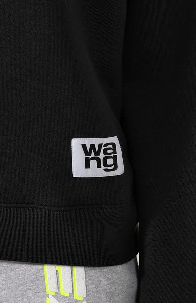 Хлопковый свитер ALEXANDERWANG.T черного цвета по цене 27500 руб., арт. 4CC2191087, фото 5 Хлопковый свитер ALEXANDERWANG.T, арт. 4CC2191087, фото 5
