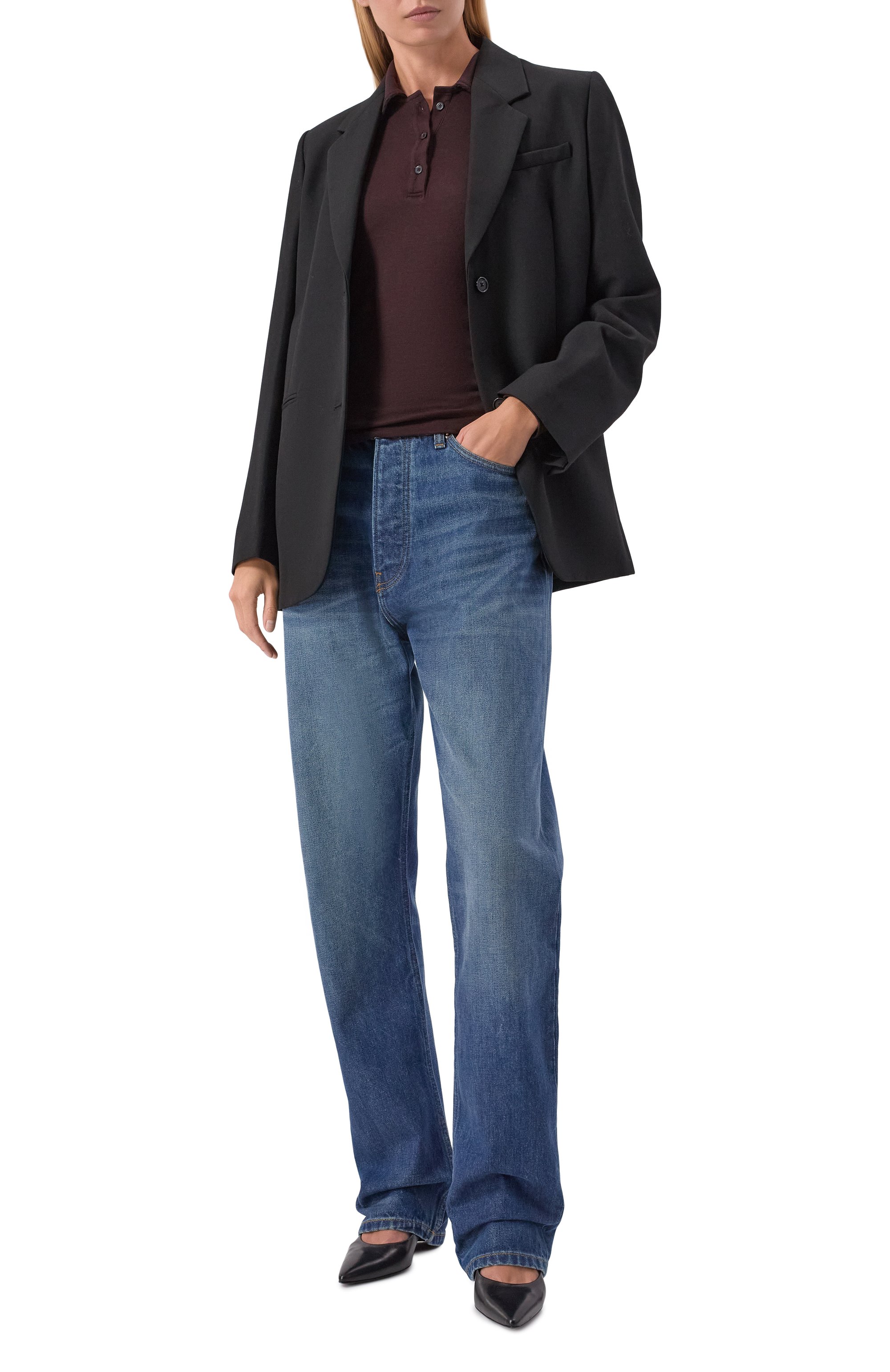 Поло из лиоцелла amos AGOLDE, арт. A73951873, фото 2