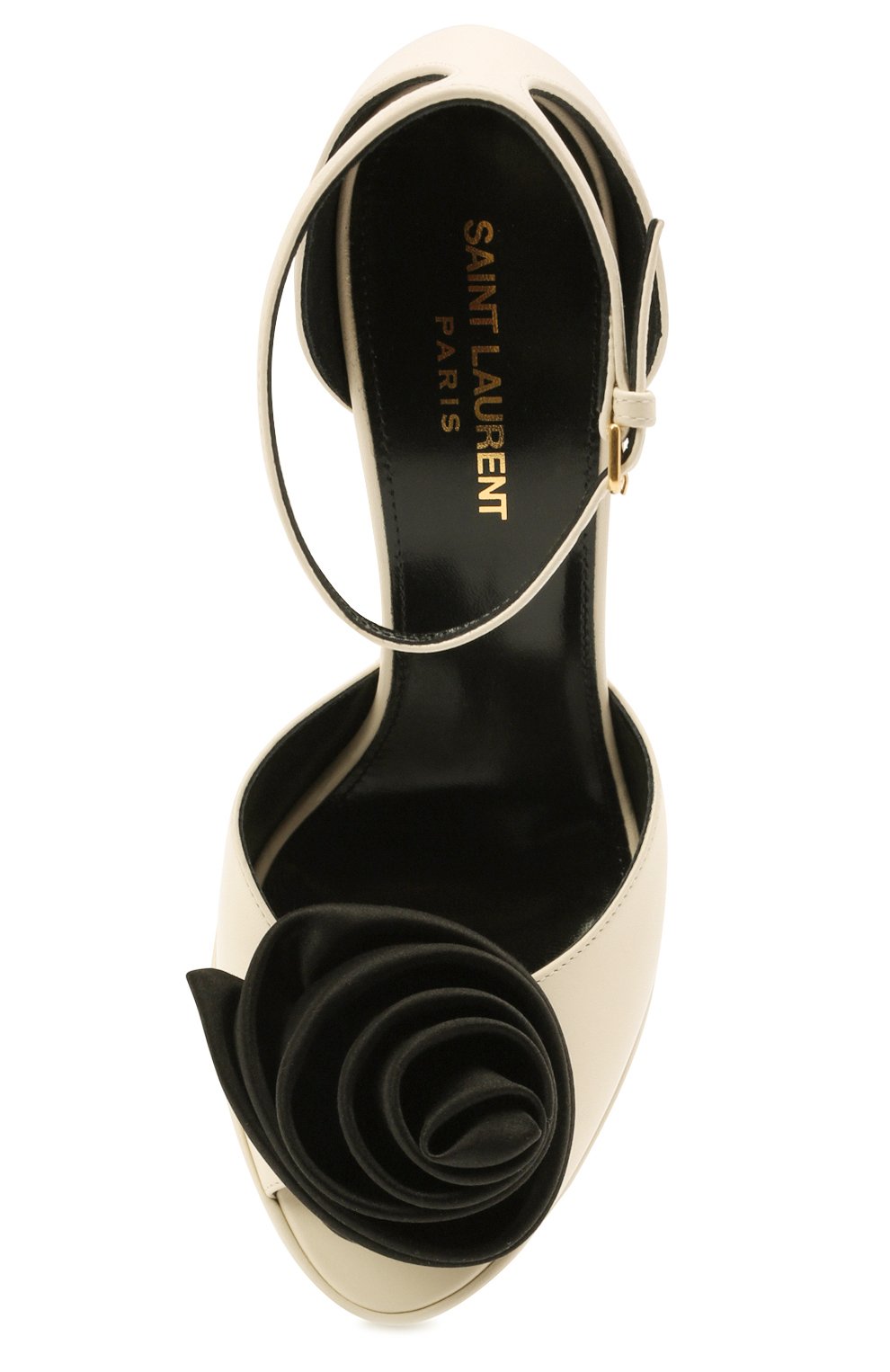 Кожаные босоножки jodie SAINT LAURENT, арт. 650344/1ZJ80, фото 6