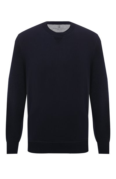 Мужской хлопковый джемпер BRUNELLO CUCINELLI, арт. MTU23B2234