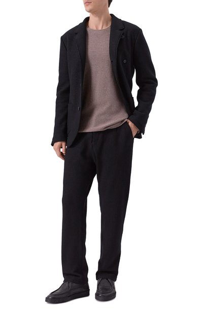 Шерстяные брюки HANNES ROETHER черного цвета по цене 57250 руб., арт. BAR21BE.PLUS.502, фото 2 Шерстяные брюки HANNES ROETHER, арт. BAR21BE.PLUS.502, фото 2