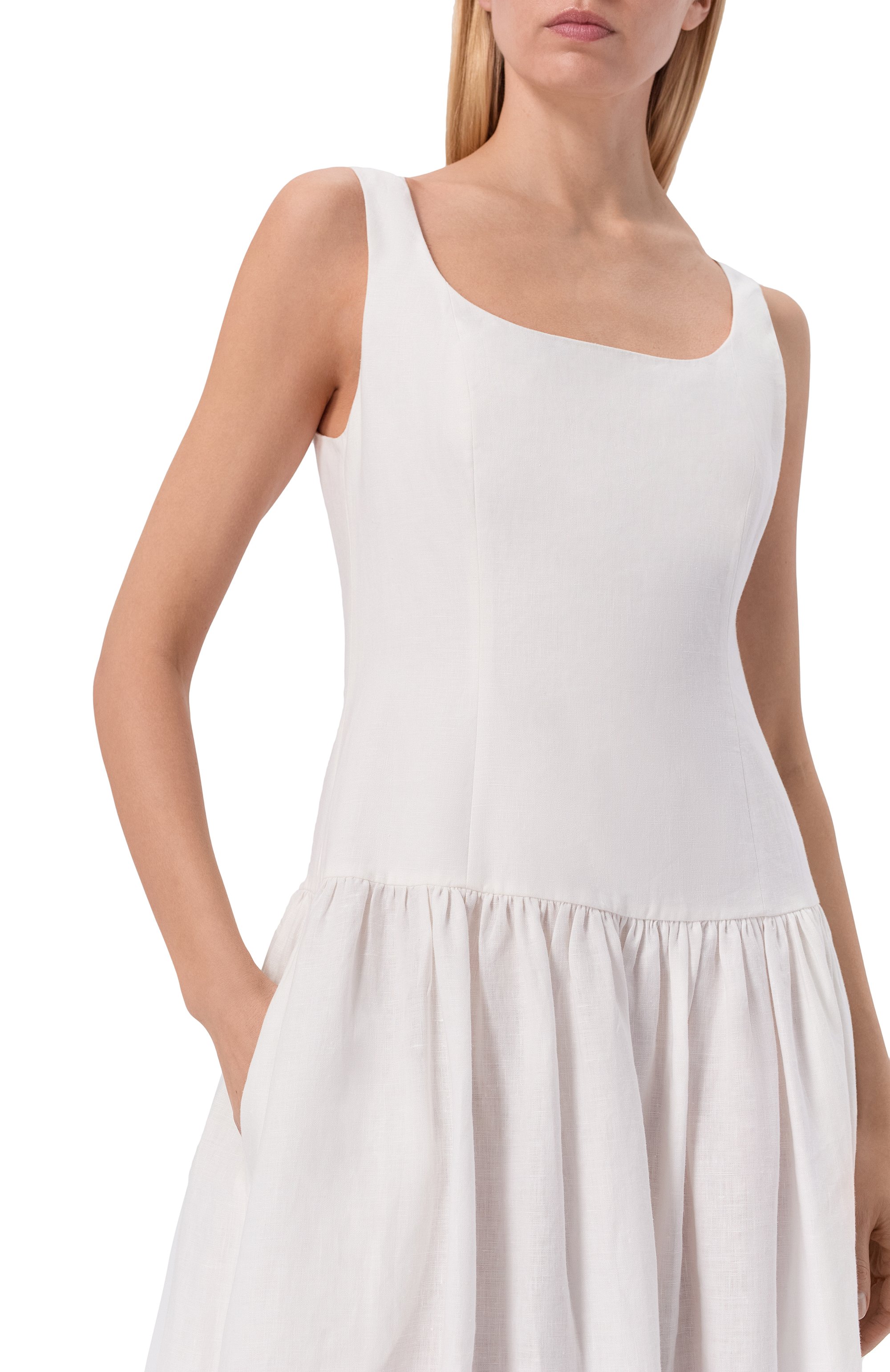 Льняное платье 12 STOREEZ, арт. 137365, фото 4