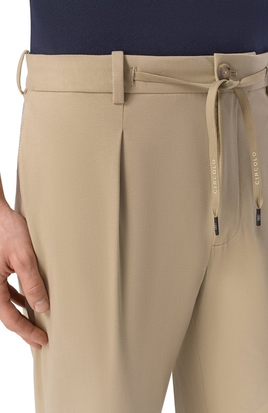 Хлопковые брюки Circolo 1901 CN5184 Зелёный  CN5184 Фото 5
