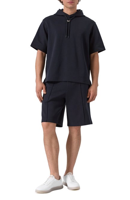 Мужские хлопковые шорты EMPORIO ARMANI, арт. EM001112/AF13488