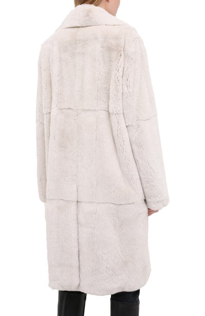 Шуба из меха кролика YVES SALOMON, арт. 21WYM31103REXX, фото 5