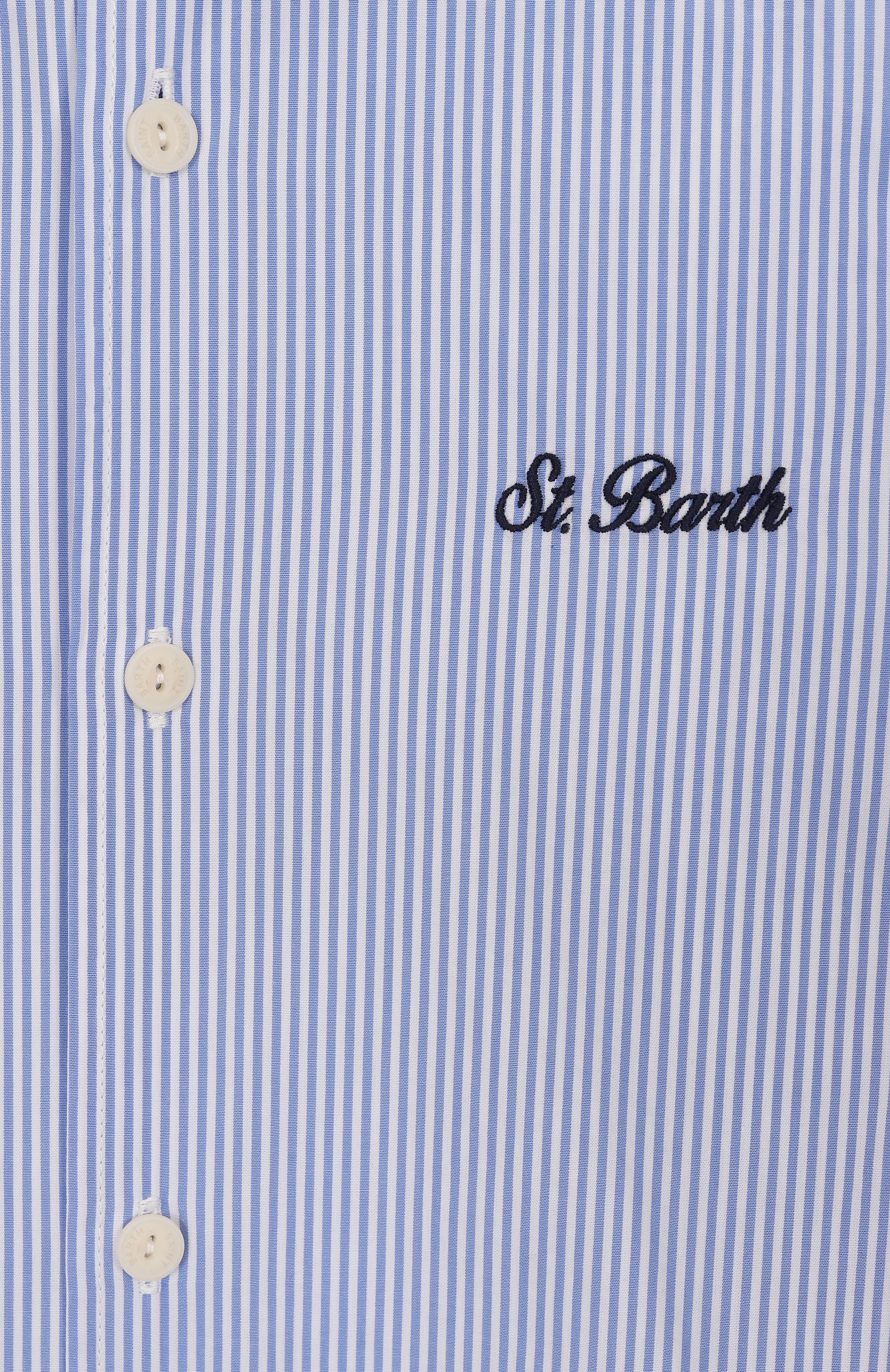 Хлопковая рубашка MC2 SAINT BARTH, арт. STBK AGNES/03576H, фото 3