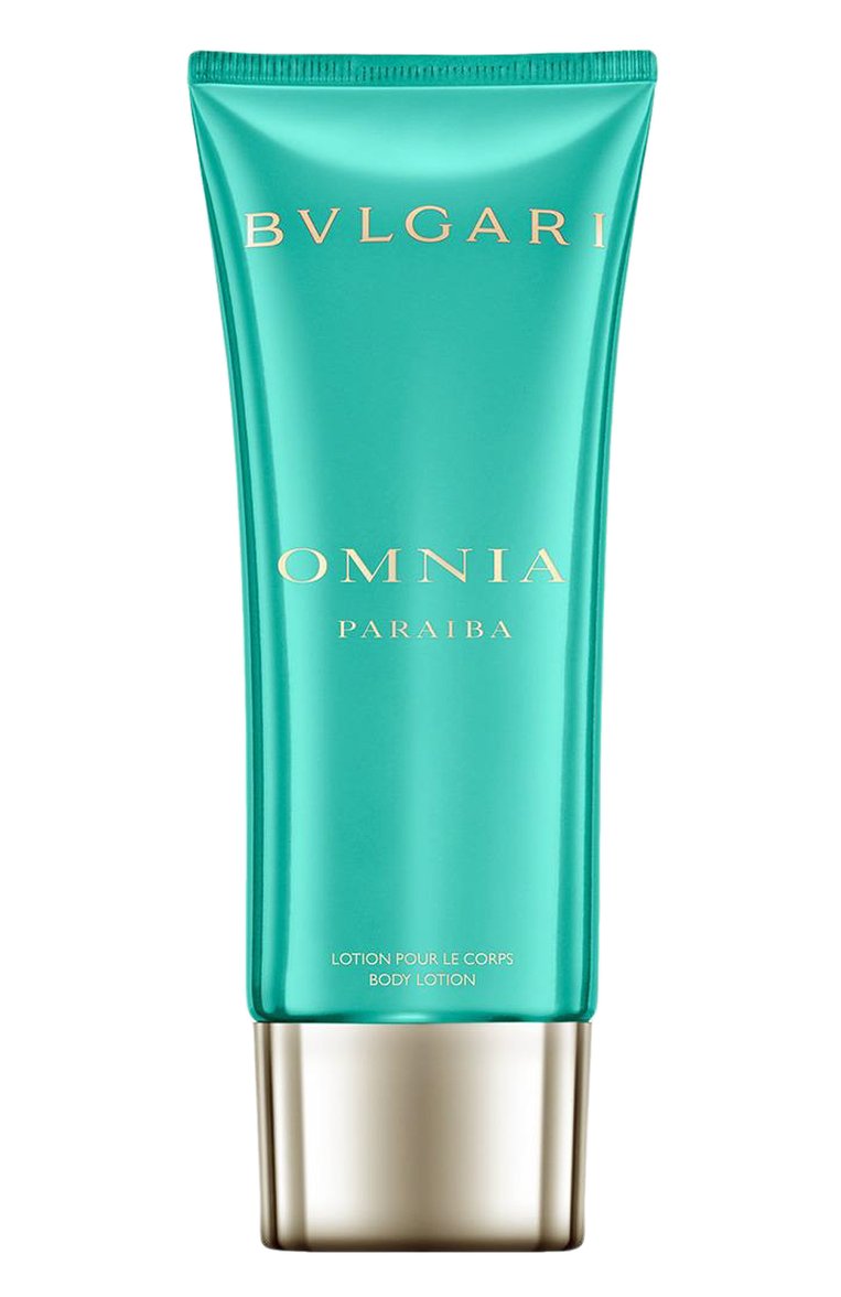 Лосьон для тела omnia paraiba (100ml) BVLGARI бесцветного цвета, арт. 51520BVL | Фото 1 (Статус проверки: Проверена категория; Тип продукта: Лосьоны; Назначение: Для тела; Материал внутренний: Не назначено; Региональные ограничения белый список (Axapta Mercury): Не проставлено; Нос: Не проставлено)