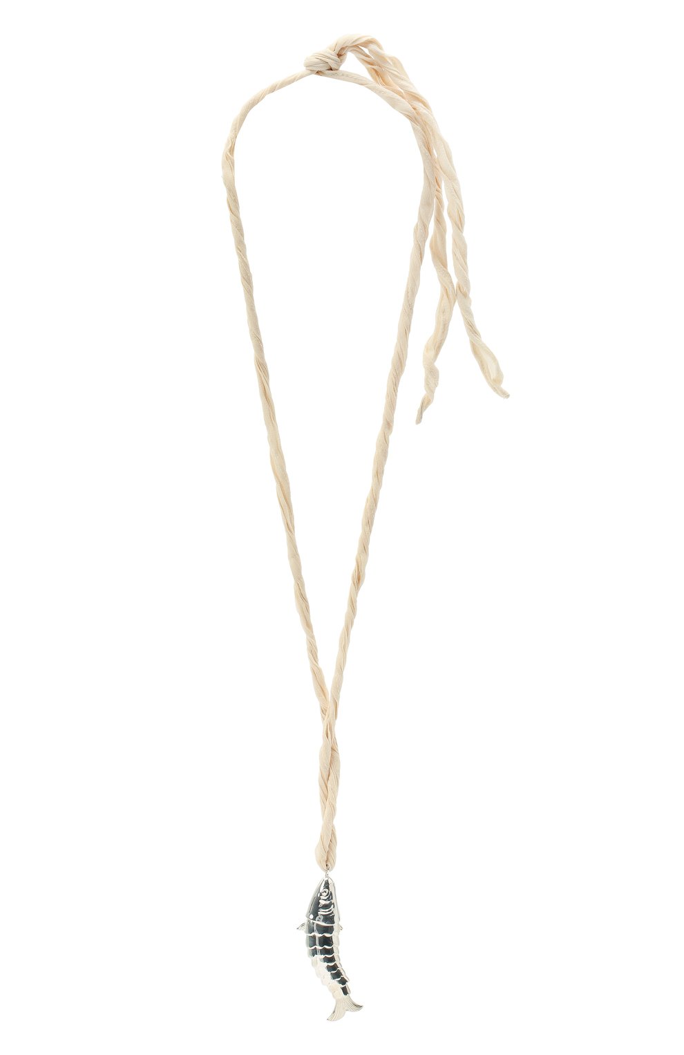 Колье JIL SANDER белого цвета по цене 49300 руб., арт. JSPS831357/WSS84015, фото 1 Колье JIL SANDER, арт. JSPS831357/WSS84015, фото 1