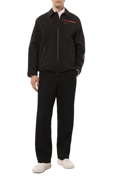 Кожаные кеды PRADA, арт. 4E3574-3ON8-F0009, фото 2