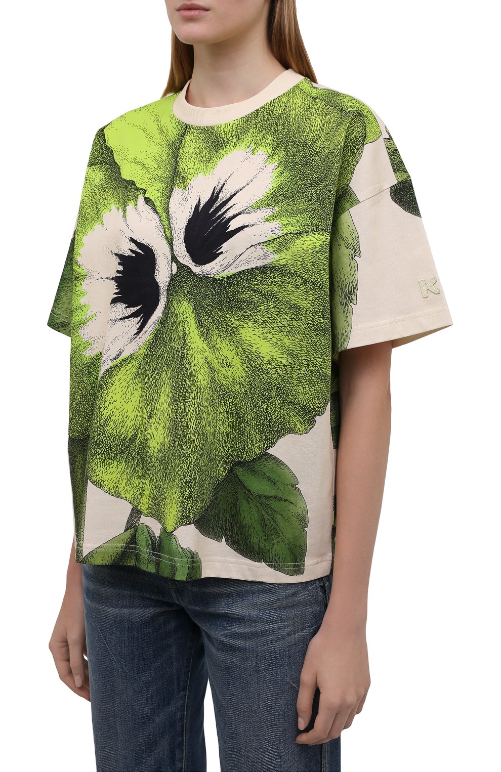 Хлопковая футболка KENZO, арт. FB62TS9214SB, фото 3