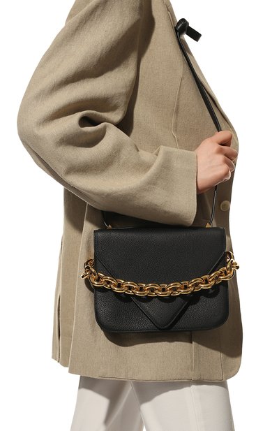 Сумка mount small BOTTEGA VENETA черного цвета по цене 207500 руб., арт. 667399/V12M0, фото 2 Сумка mount small BOTTEGA VENETA, арт. 667399/V12M0, фото 2