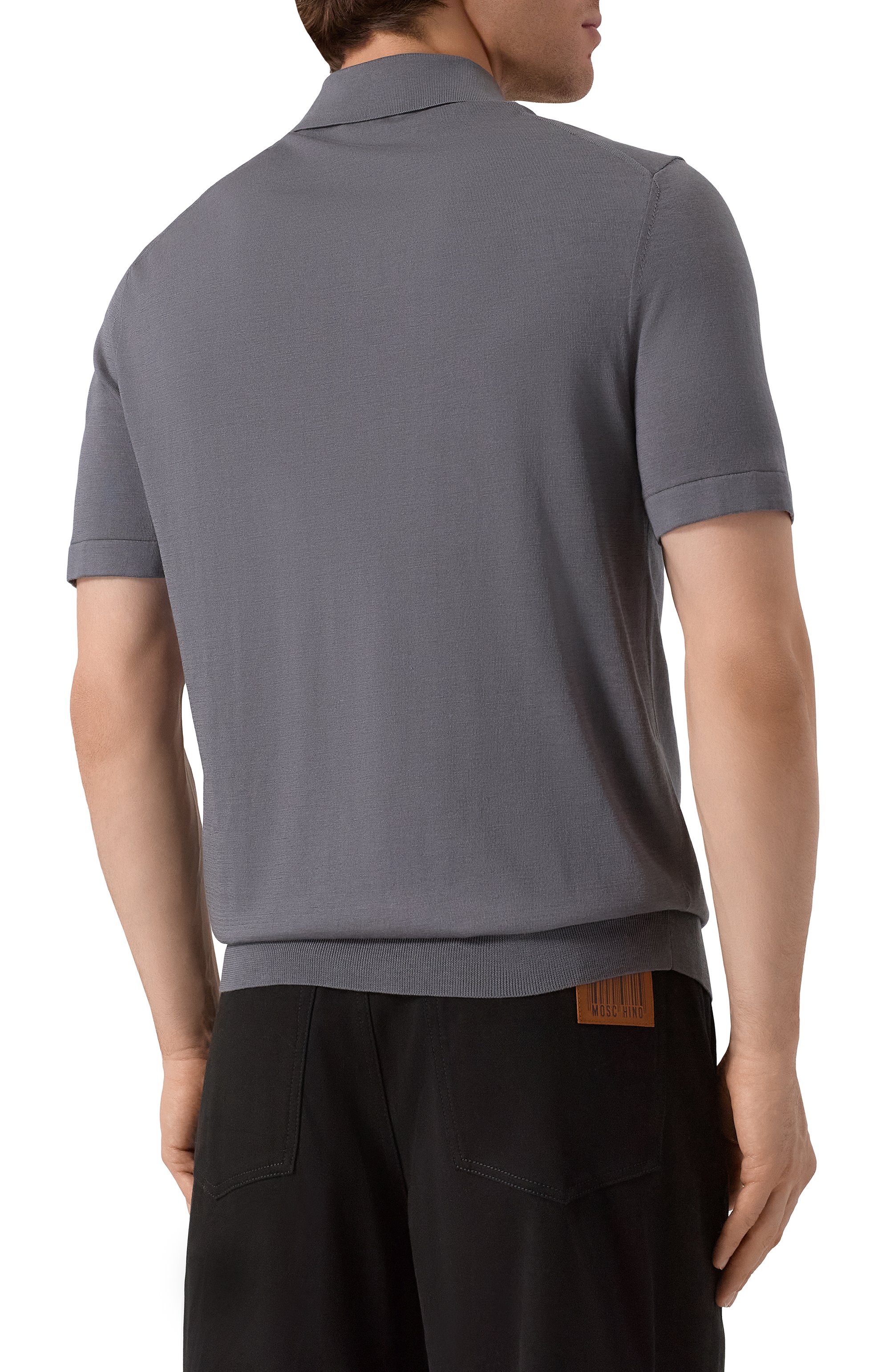 Поло из шелка и хлопка 12 STOREEZ, арт. 131229, фото 4