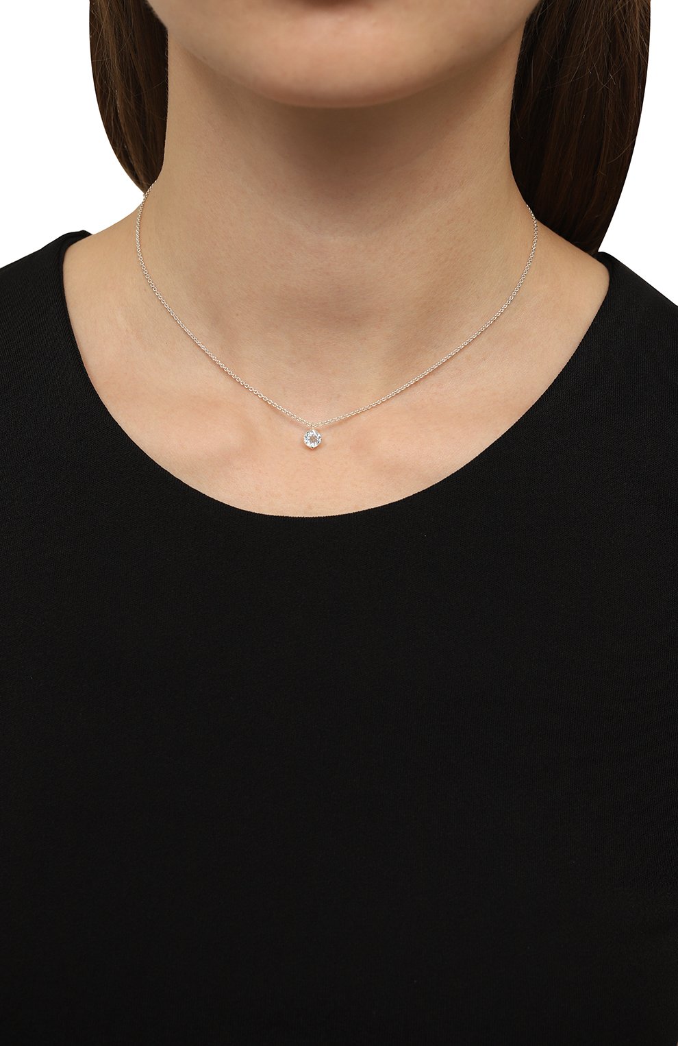 Подвеска cartoon baby с топазом MOONKA серебряного цвета по цене 13400 руб., арт. cr-bb-nl-tpz, фото 2 Подвеска cartoon baby с топазом MOONKA, арт. cr-bb-nl-tpz, фото 2