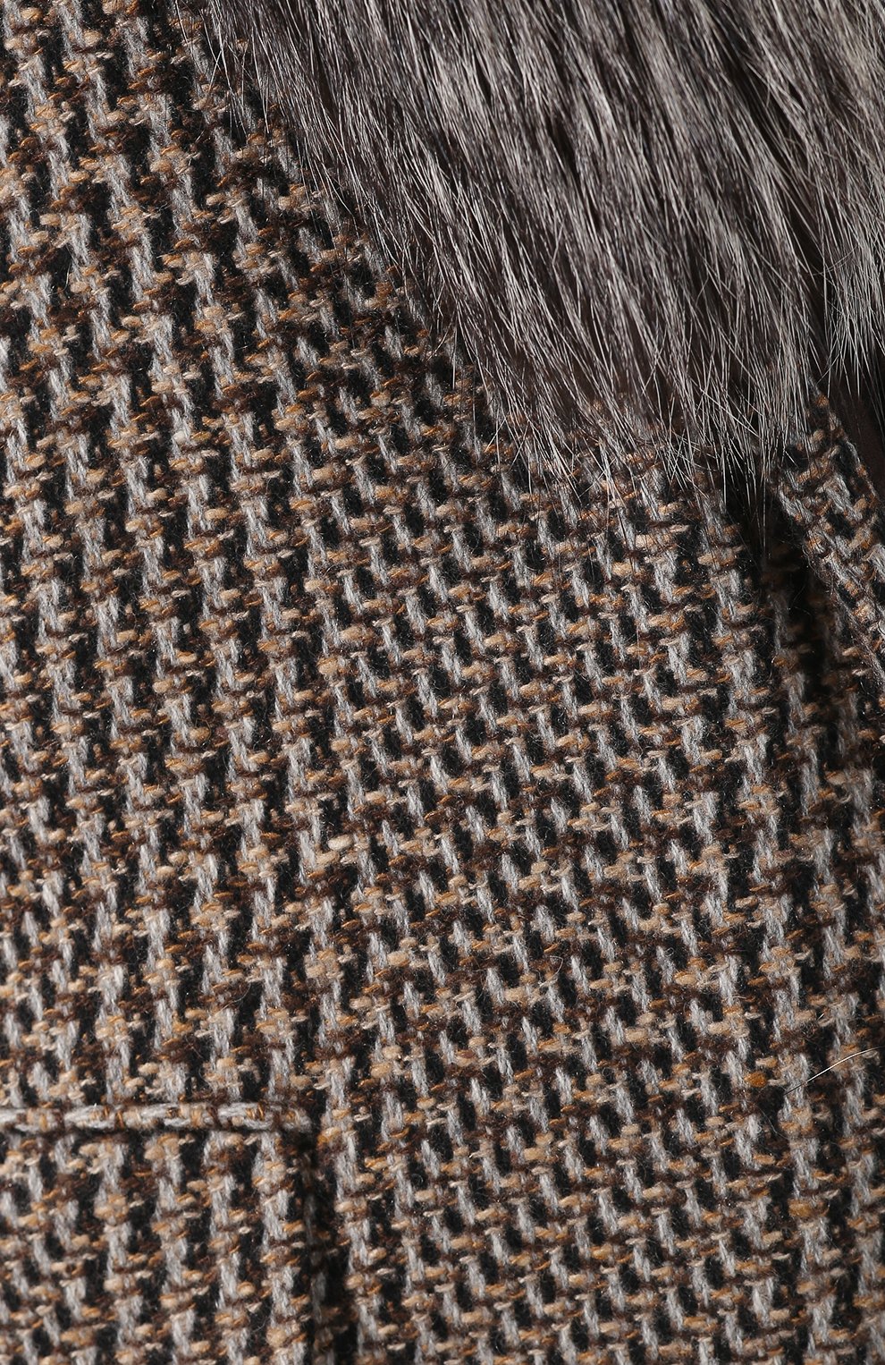 Пальто из смеси кашемира и шерсти KITON, арт. D48625K06954, фото 5