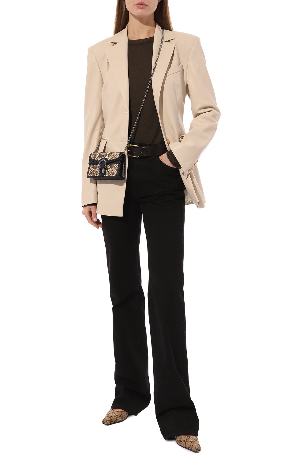 Сумка dionysus super mini из кожи питона GUCCI, арт. 476432 EZ6GN, фото 7