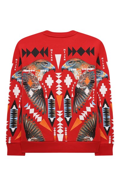 Хлопковый свитшот MARCELO BURLON KIDS OF MILAN, арт. CBBA001F21FLE007, фото 2