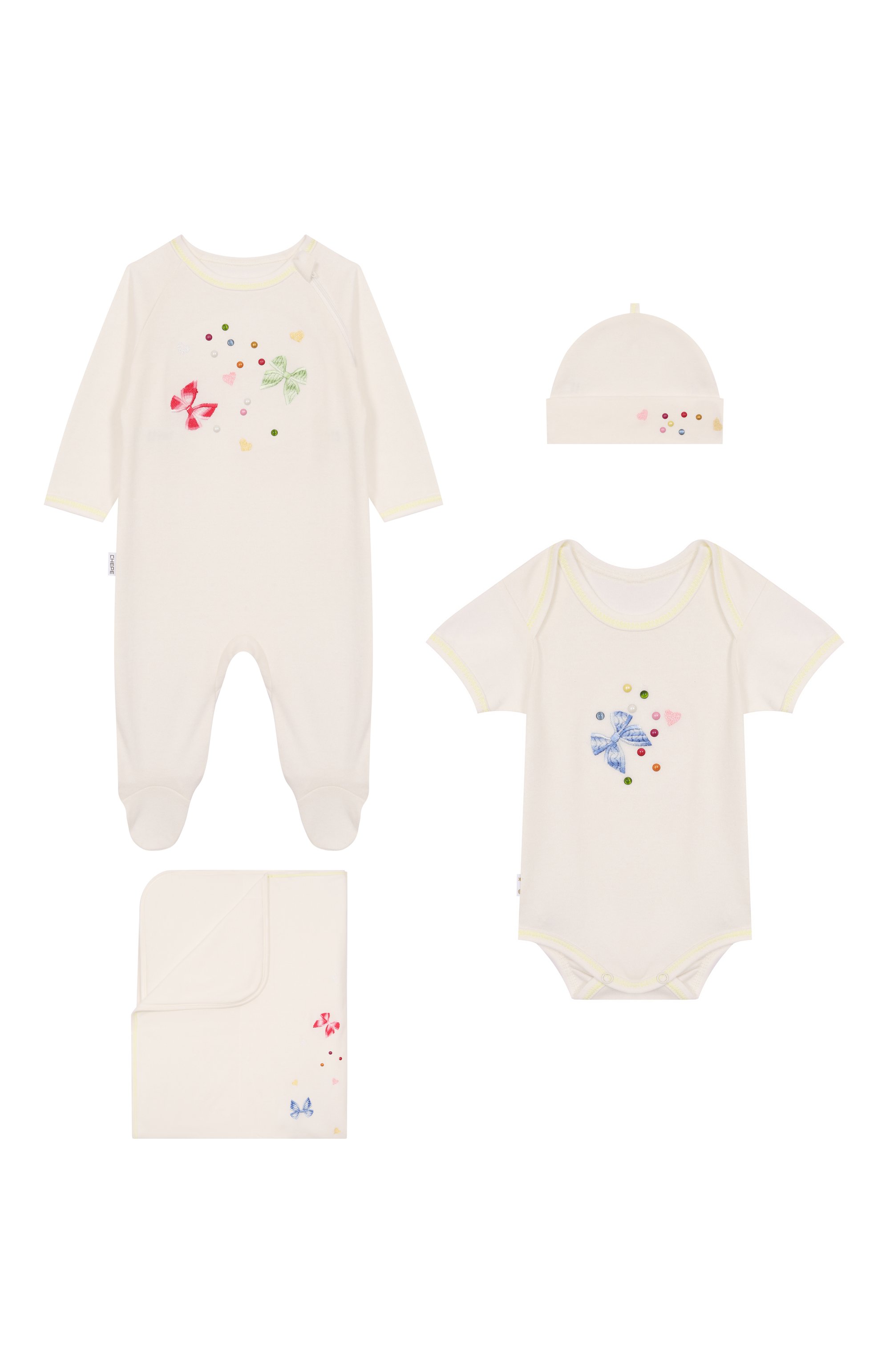 Комплект на выписку  конфетти swarovski CHEPE, арт. 257047, фото 1