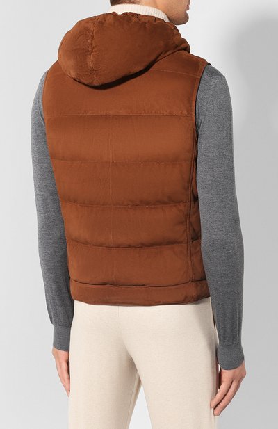 Замшевый жилет BRUNELLO CUCINELLI, арт. M0PCL1705, фото 4