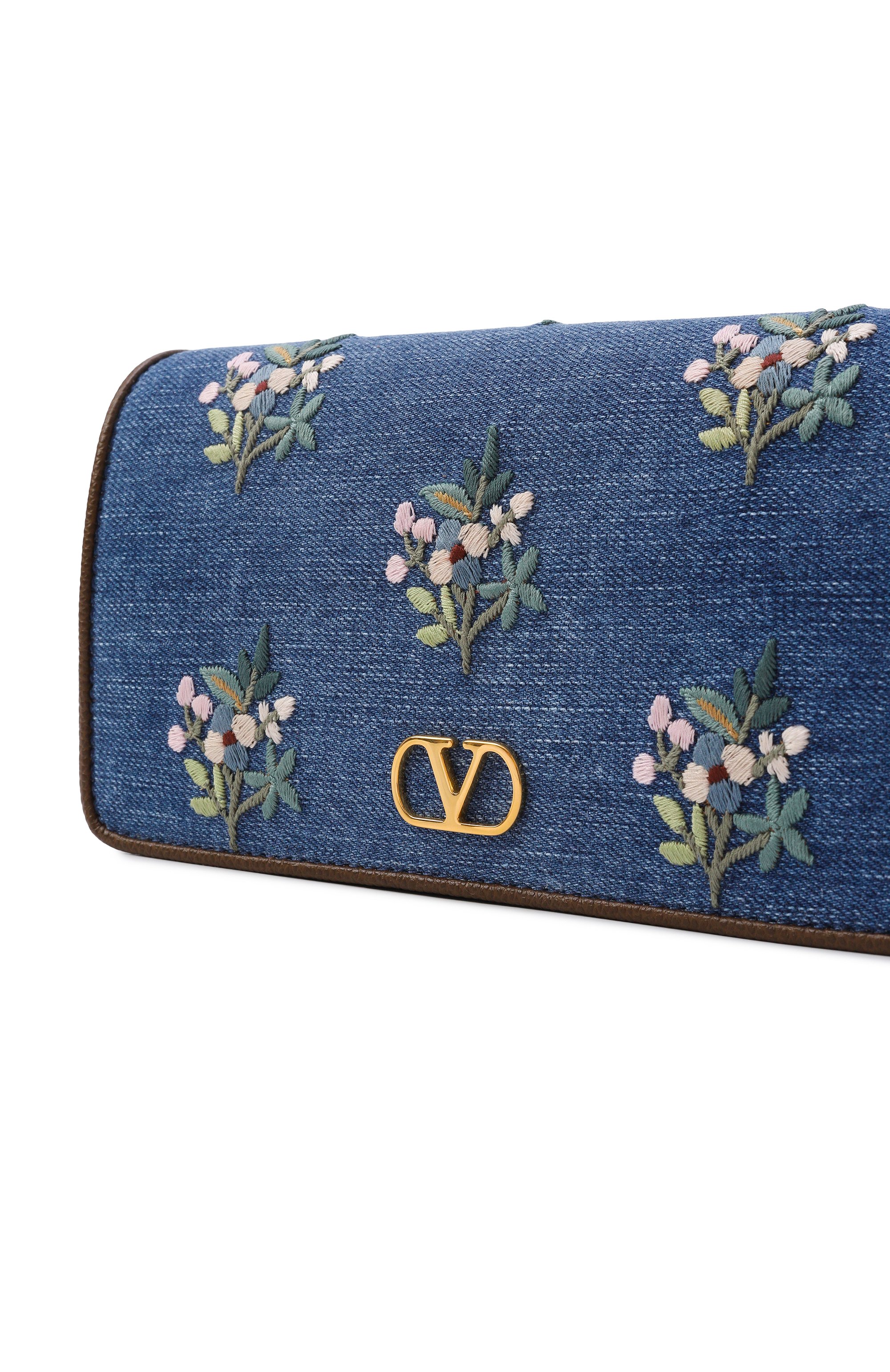 Сумка vlogo mini VALENTINO синего цвета по цене 154500 руб., арт. 8W0P0AY5/MDU, фото 5 Сумка vlogo mini VALENTINO, арт. 8W0P0AY5/MDU, фото 5
