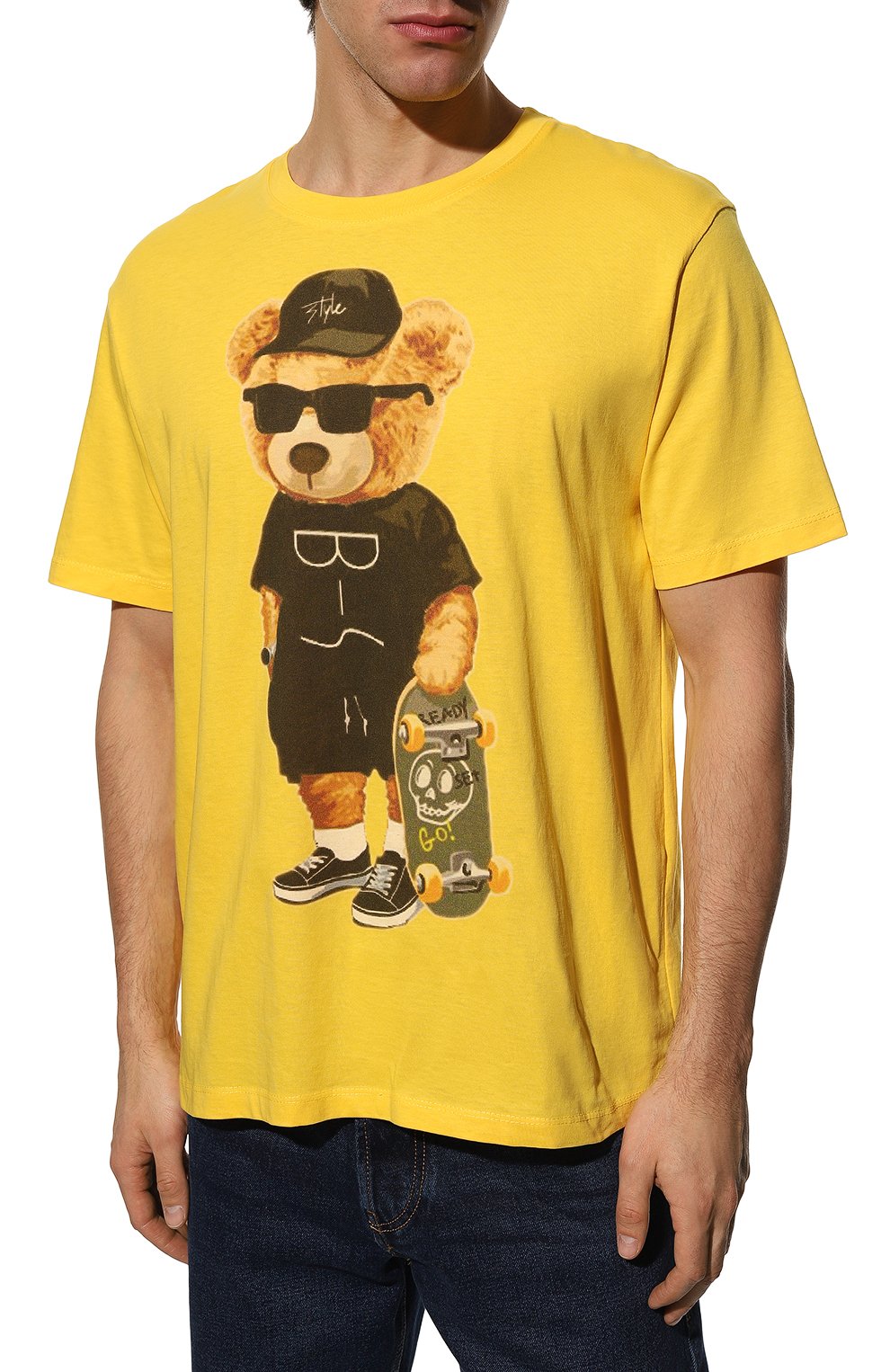 Хлопковая футболка BISIBIGLIO, арт. 0RS0 BLACK/2212 RIF (C0TT0NE PESANTE), фото 3