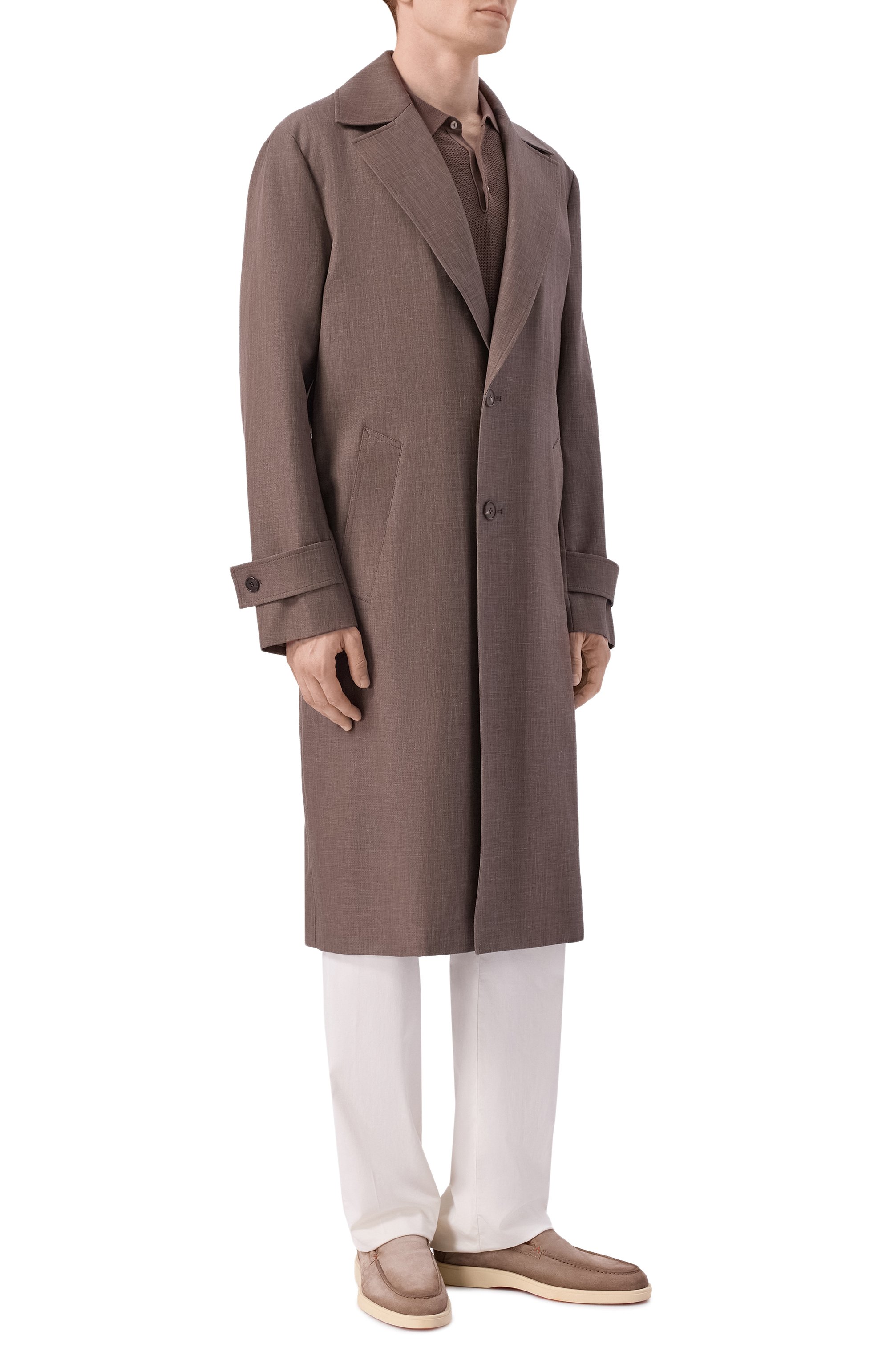 Плащ изо льна и шерсти MVST, арт. M26.2PM.0001/F098 LINEN RAIN SYSTEM (WITH MEMBRANE, фото 3