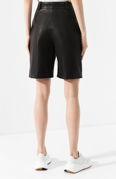 Кожаные шорты SAINT LAURENT, арт. 615750/YC2IF, фото 4