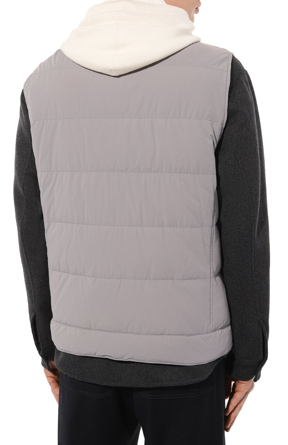 Пуховый жилет BRUNELLO CUCINELLI, арт. MM4037346G, фото 4