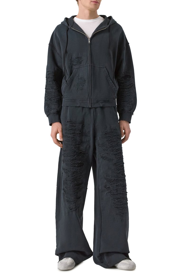Мужские комбинированные кеды siru ANN DEMEULEMEESTER серого цвета, арт. B0012585/FA629 | Фото 2 (Материал внутренний: Натуральная кожа; Материал внешний: Текстиль, Натуральная кожа; Подошва: Плоская; Кросс-КТ: Низкие; Материал утеплителя: Без утеплителя; Стили: Классический; Автоматизация состава: Проставлено; Автоматизация ТО: Проставлено)