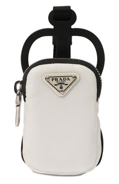 Чехол для телефона PRADA белого цвета, арт. 1ZT016-2DMJ-F0009 | Фото 1 (Материал: Текстиль, Натуральная кожа, Синтетический материал; Региональные ограничения белый список (Axapta Mercury): Не проставлено; Нос: Не проставлено)