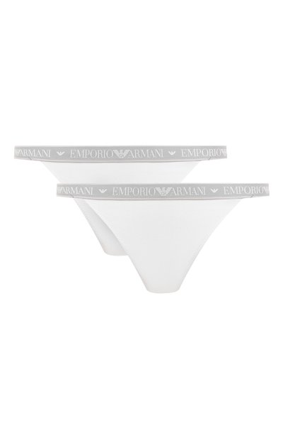 Женские комплект из двух трусов-стрингов EMPORIO ARMANI, арт. 164522/2F227