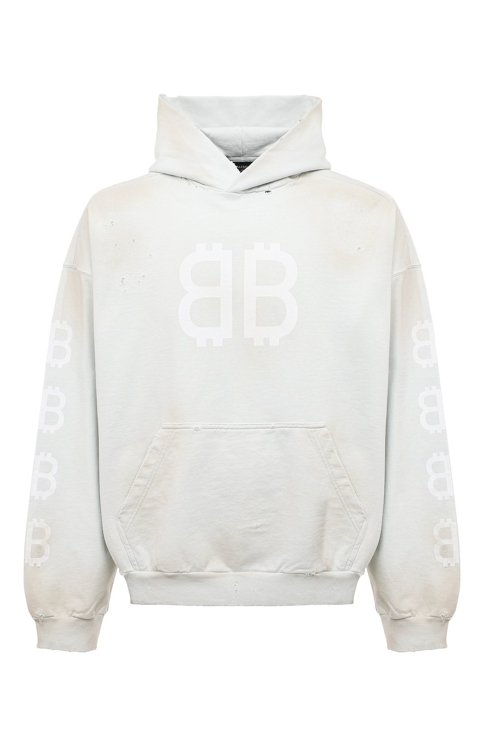 Хлопковое худи BALENCIAGA, арт. 742603/T0VU7, фото 1