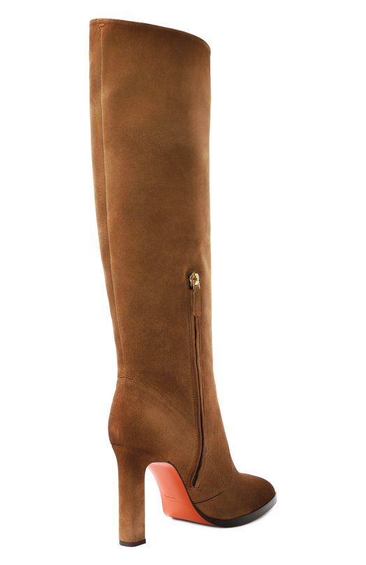 Замшевые сапоги Santoni WSAG71129HI2NAEA Коричневый  WSAG71129HI2NAEA Фото 5