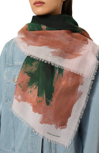 Шерстяной палантин DRIES VAN NOTEN, арт. 242-011302-9052, фото 2