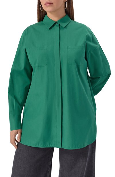 Хлопковая рубашка MAX MARA STUDIO, арт. 0DIN0, фото 3