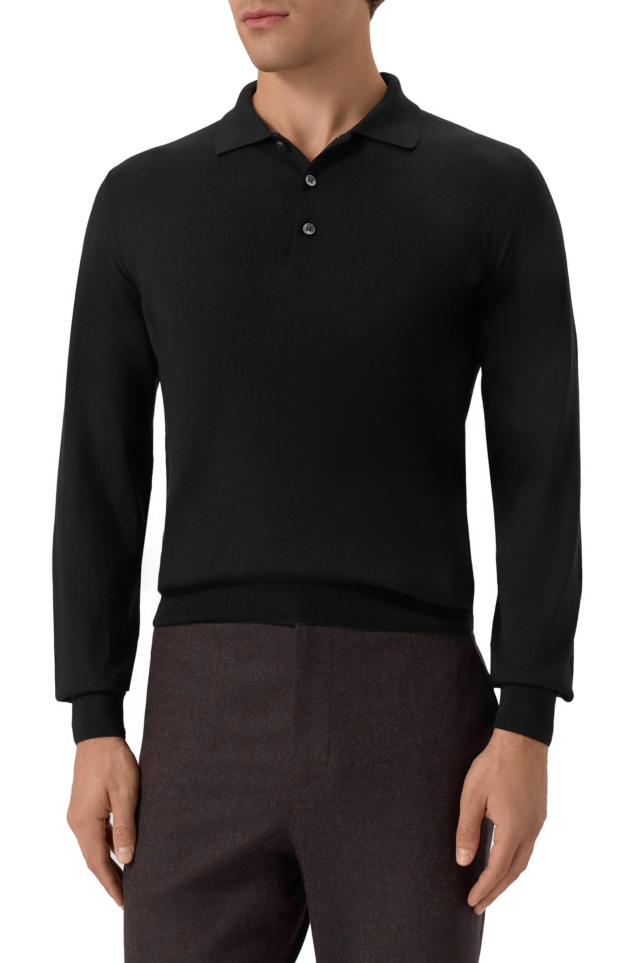 Поло из шерсти и кашемира BRIONI, арт. UMR30R/0ZK12, фото 3