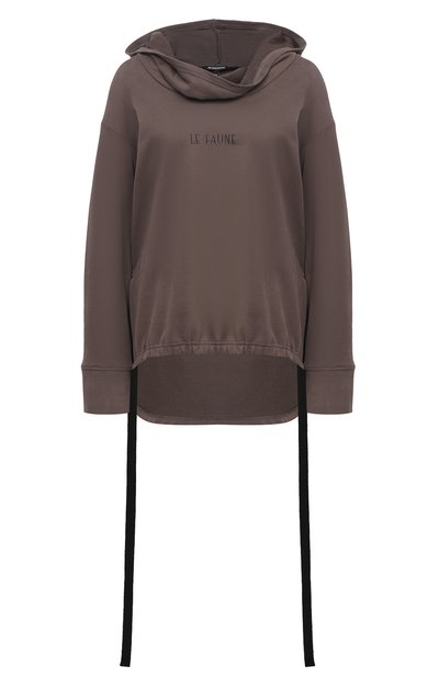 Женский хлопковое худи ANN DEMEULEMEESTER, арт. 2002-2409-P-225-060