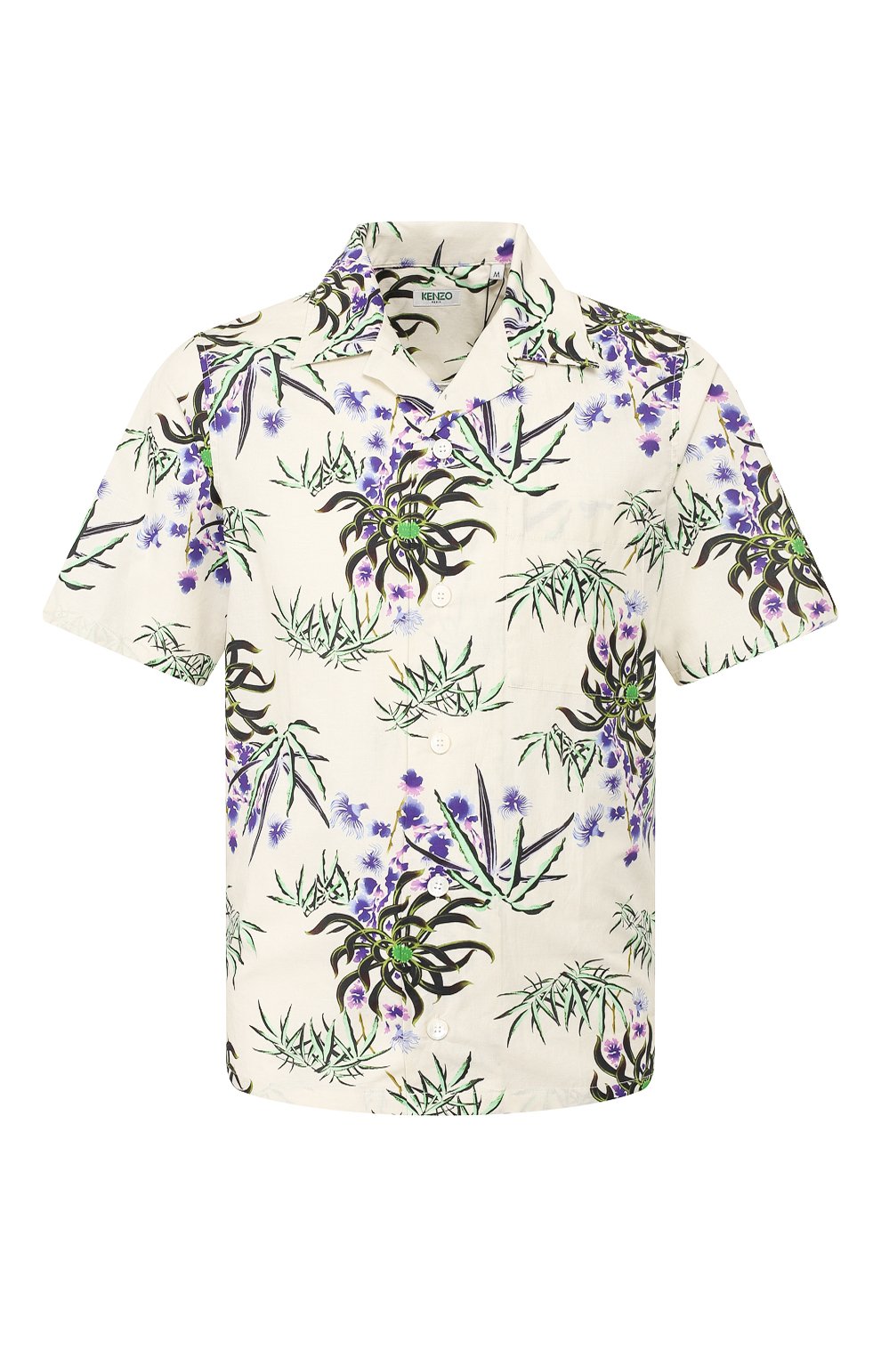 Рубашка из смеси хлопка и льна KENZO, арт. FA55CH5291LI, фото 1