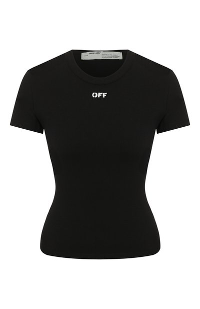 Женская хлопковая футболка OFF-WHITE, арт. 0WAA065R20H790951001