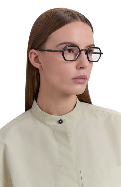 Оправа SATO EYEWEAR черного цвета по цене 129000 руб., арт. HADAR-T/B/AS-1 0PT, фото 3 Оправа SATO EYEWEAR, арт. HADAR-T/B/AS-1 0PT, фото 3