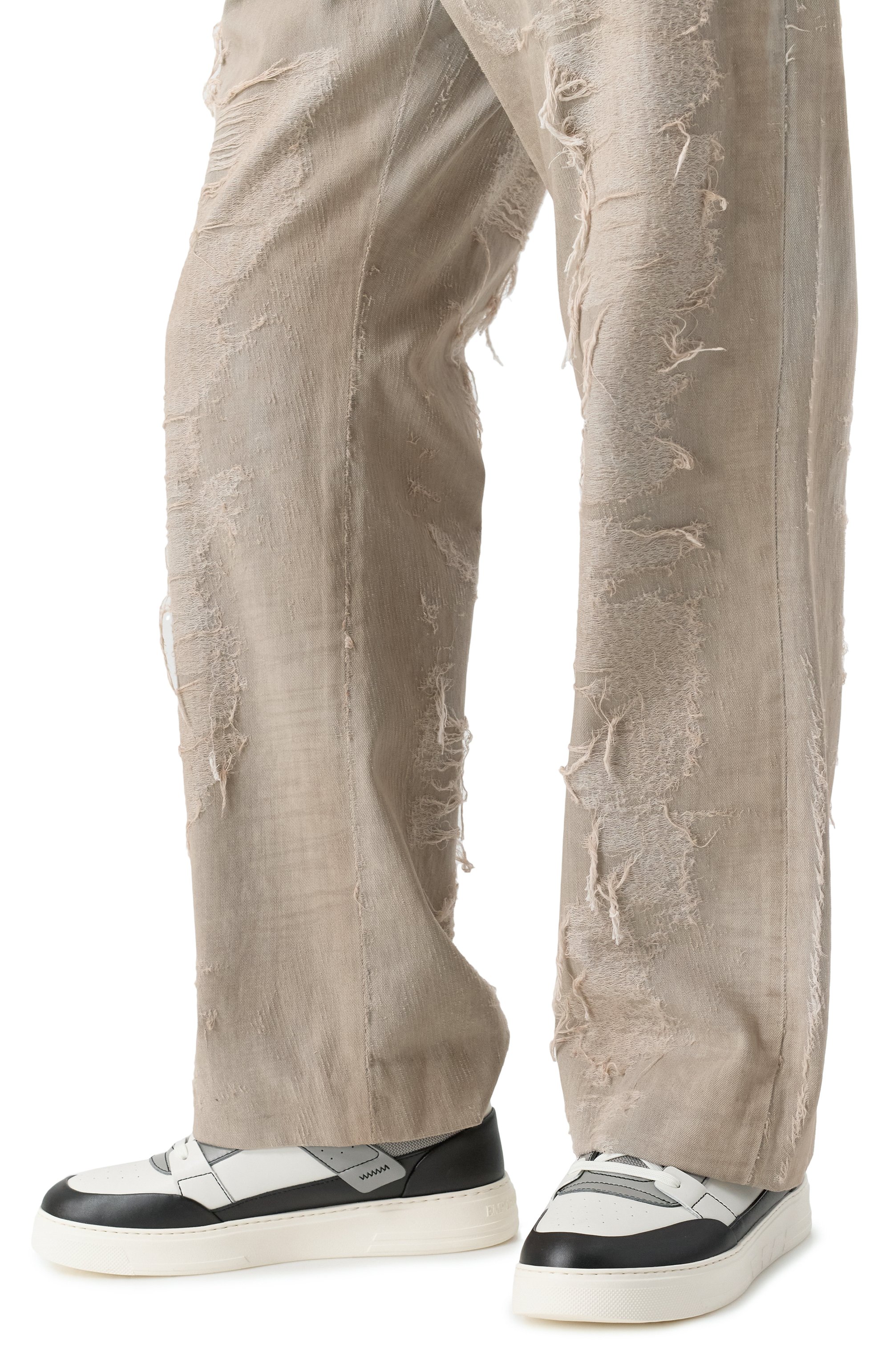 Кожаные кеды EMPORIO ARMANI, арт. X4X688/XR333, фото 3