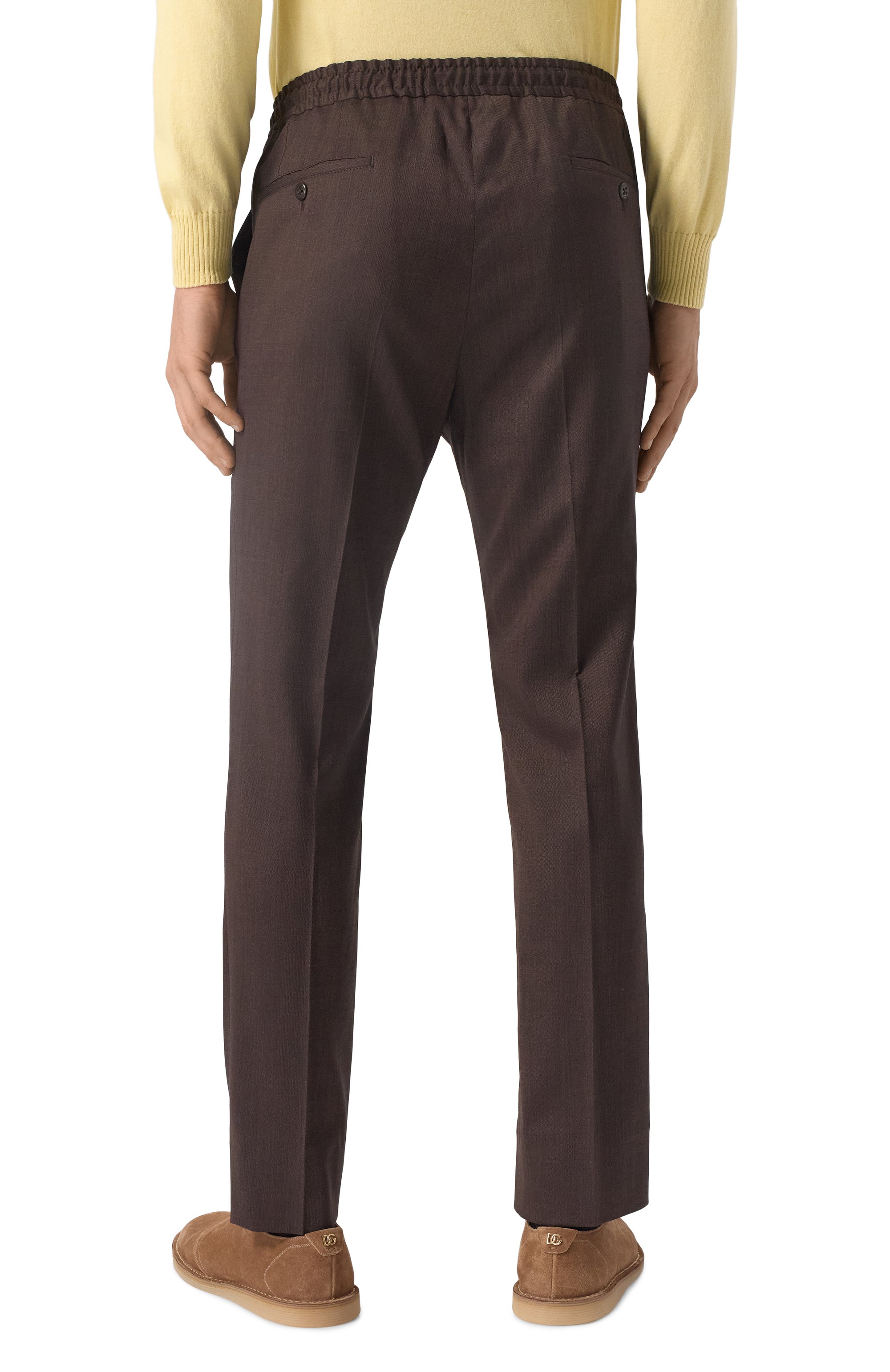 Шерстяные брюки CORNELIANI, арт. 254L25-2518570, фото 4