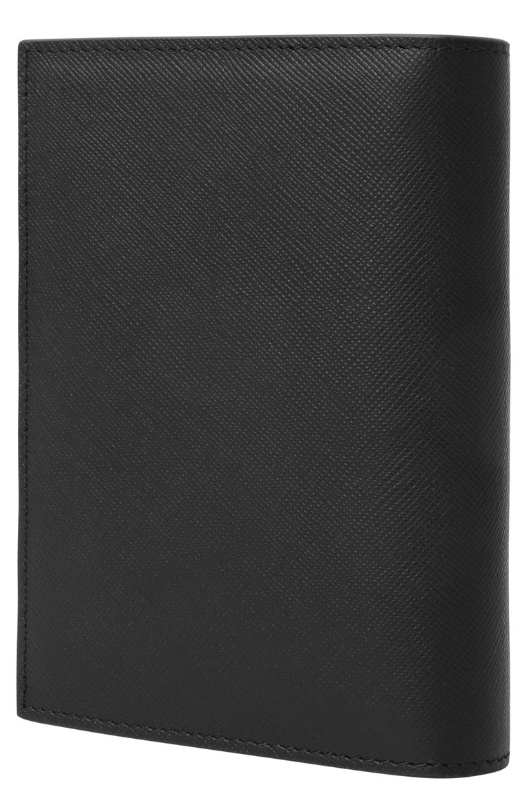 Мужской кожаная обложка для паспорта KITON черного цвета, арт. UPEA030N0122808 | Фото 2 (Нос: Не проставлено; Материал: Натуральная кожа; Кросс-КТ: обложки и футляры)