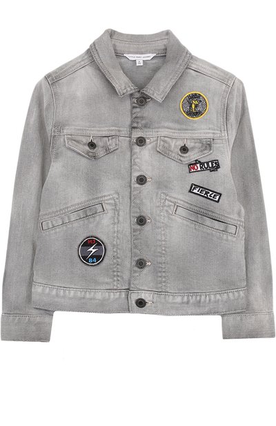 Джинсовая куртка с нашивками MARC JACOBS (THE), арт. W26082/6A-12A, фото 1
