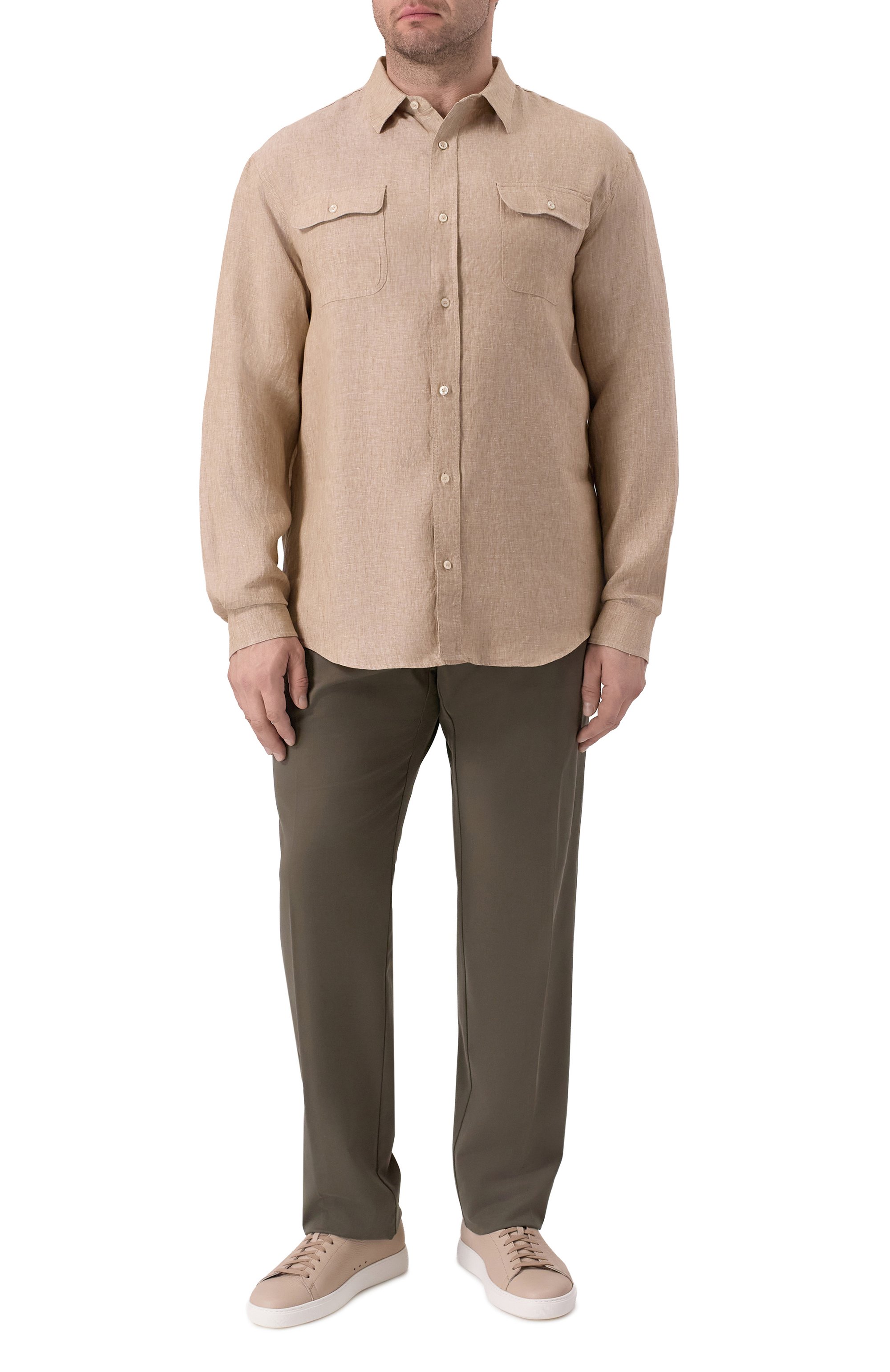 Льняная рубашка PAUL&SHARK, арт. 25413252_002, фото 2