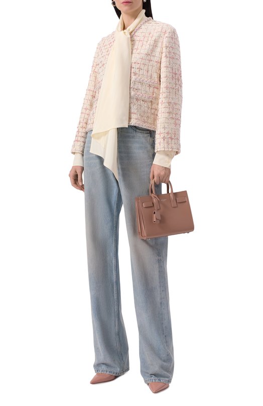 Сумка Sac de Jour nano Saint Laurent 392035/02G9E Бежевый  392035/02G9E Фото 7