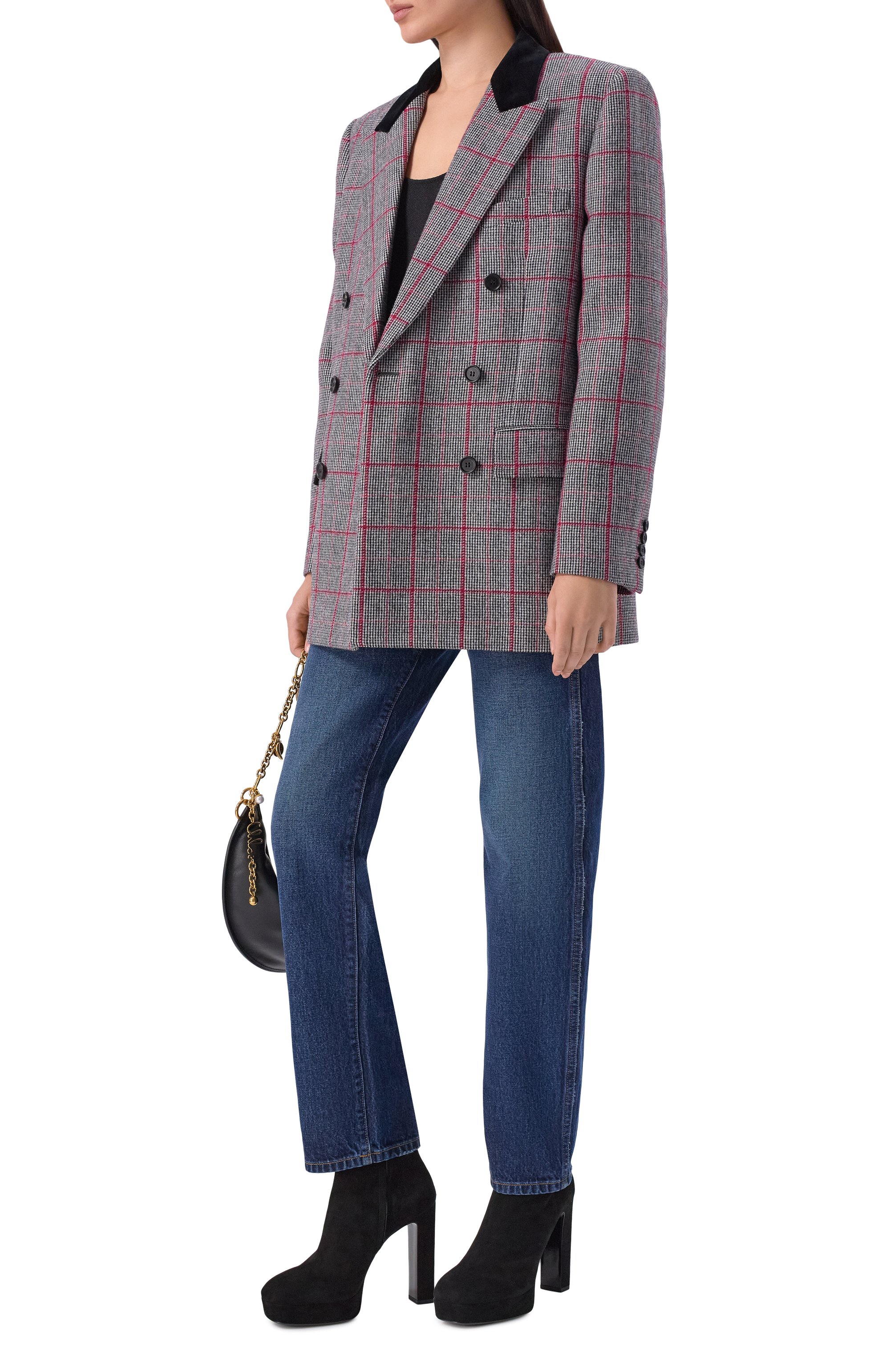 Замшевые ботильоны marene 120 JIMMY CHOO, арт. MARENEAB120SUE, фото 3