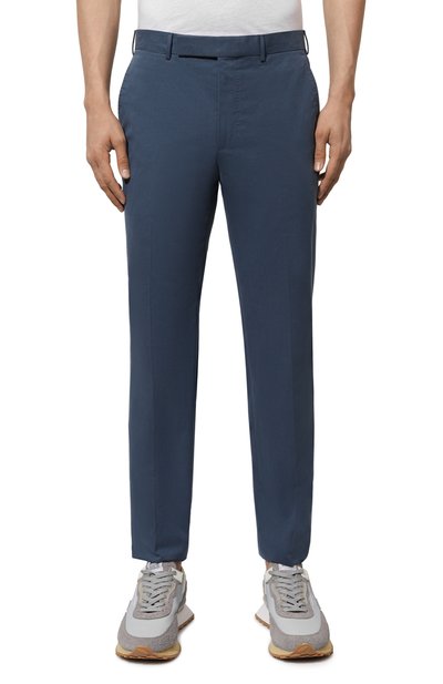 Брюки из хлопка и кашемира ZEGNA, арт. 729F00A7/77TB12, фото 3