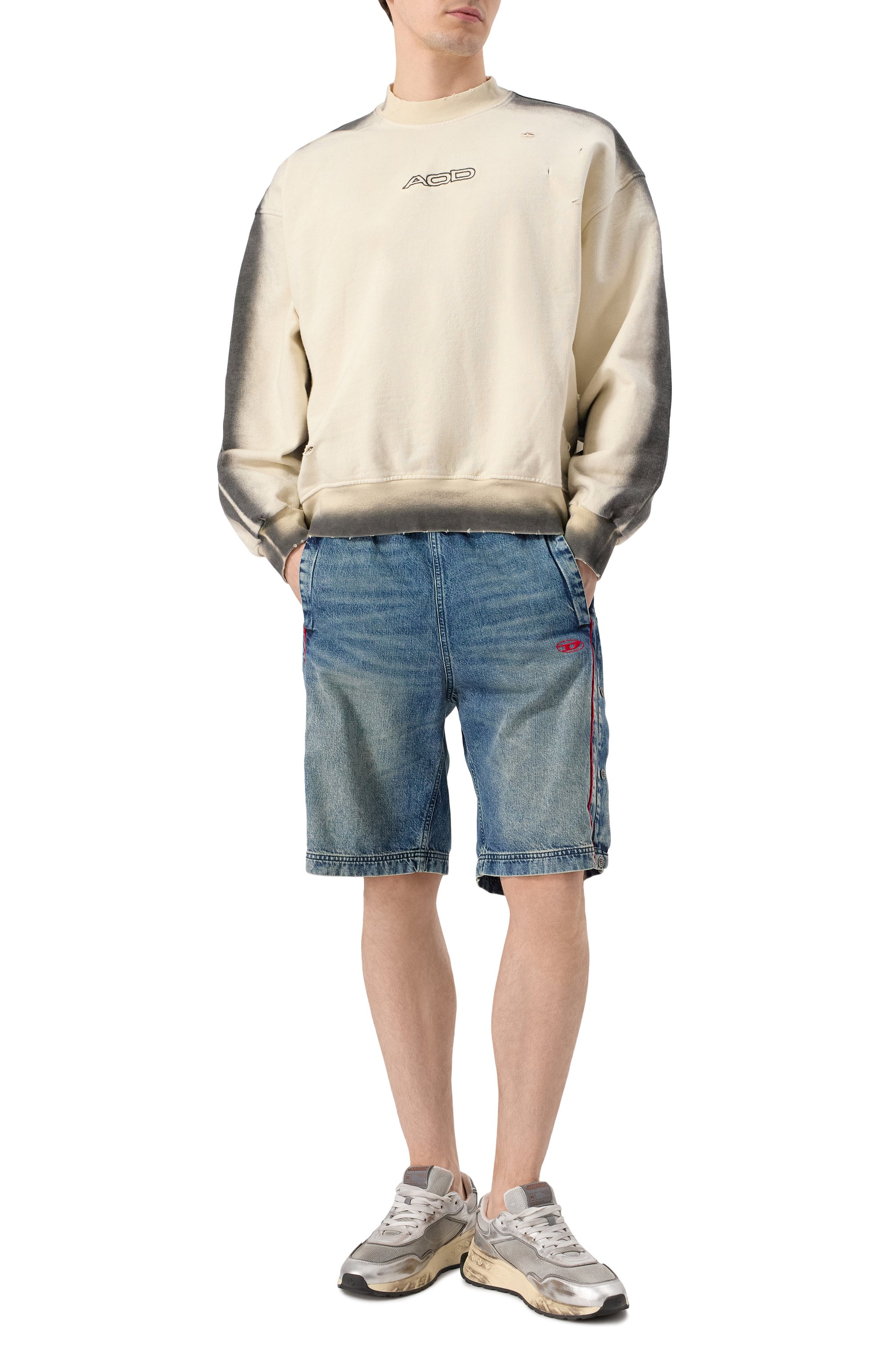 Джинсовые шорты d-axfor DIESEL, арт. A17573/0ABCP, фото 2