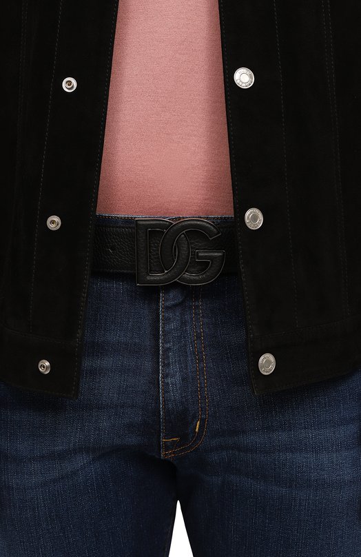 Кожаный ремень Dolce & Gabbana BC4675/AT489 Чёрный  BC4675/AT489 Фото 2