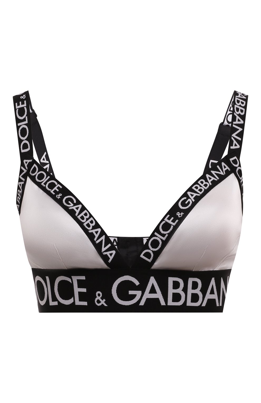 Бра-топ DOLCE & GABBANA белого цвета по цене 32950 руб., арт. 01B99T/FURAD, фото 1 Бра-топ DOLCE & GABBANA, арт. 01B99T/FURAD, фото 1